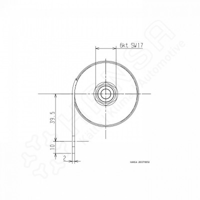 HANSA Filtertrockner Multiplex O-Ring HM083 10mm | 3/8'' mit Halterung HM 2833710050