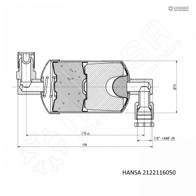 HANSA Trockner Reinigungstrockner 15/16 mm | 5/8'' RHM 2122116050