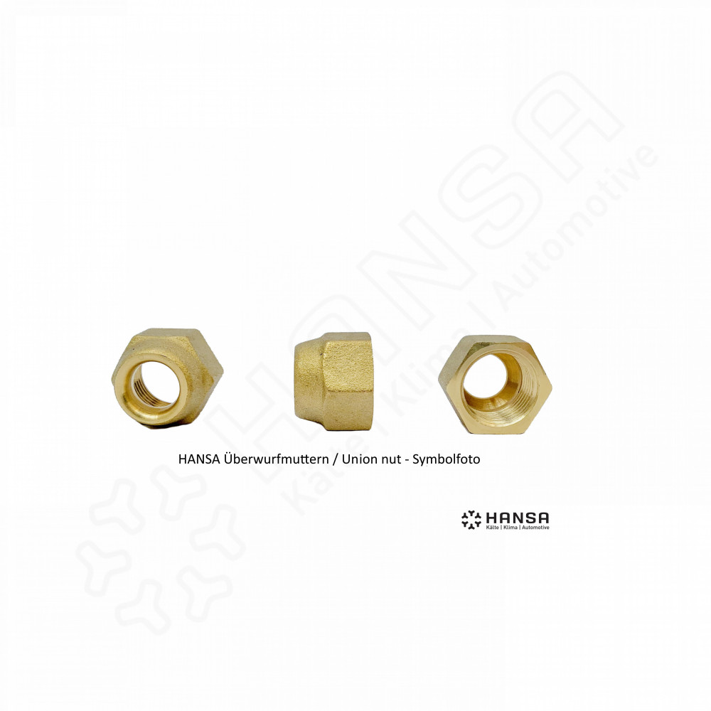 HANSA Überwurfmutter für O-Ring DIN 8912 12 mm | 1/2'' KM 2603612050