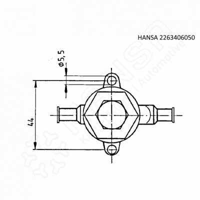 HANSA Shut-off valve solder connection 6 mm_2263406050