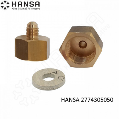 HANSA Flaschenanschlussstück  W 21,8x1/14 7/16''-20UNF FA 2774305050