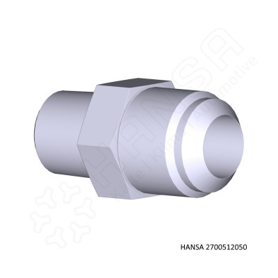 HANSA Connection nipple for KSV/ÜSV G1/2''  3/8''-18NPT AN 2700512050