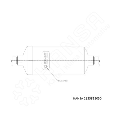 HANSA Filtertrockner 55bar HM304 ORFS 1/2'' HMO 2835812050