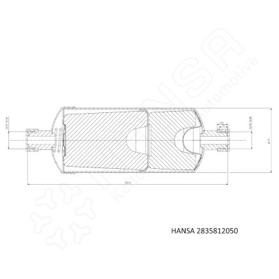 HANSA Filtertrockner 55bar HM304 ORFS 1/2'' HMO 2835812050