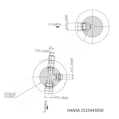 HANSA SammlerTrockner ALU Ø75 | 175mm Schauglas S-Ventil STA 2525443050