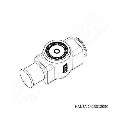 HANSA Sight glass with indicator flare  3/4''-16UNF 12 mm...