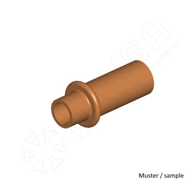 HANSA Cu pipe piece with collar for O-ring type Ø10...
